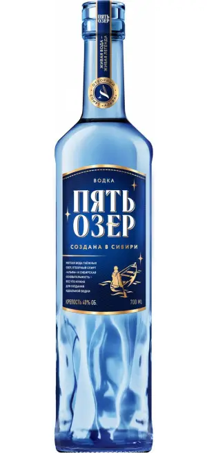 Водка ПЯТЬ ОЗЕР 0,7л
