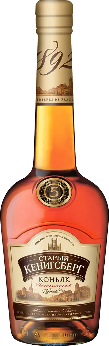 Коньяк Старый Кенигсберг 5 звезд 0,7л