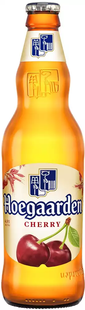 Пивной напиток HOEGAARDEN ВИШНЯ светлый нефильтрованный 0,44л