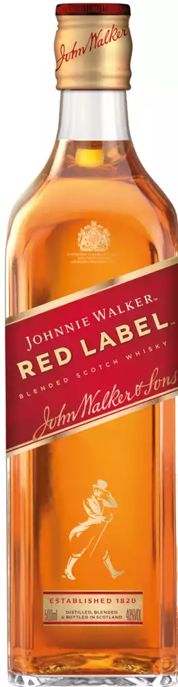 Виски шотландский ДЖОННИ УОКЕР РЭД ЛЕЙБЛ 0,5л